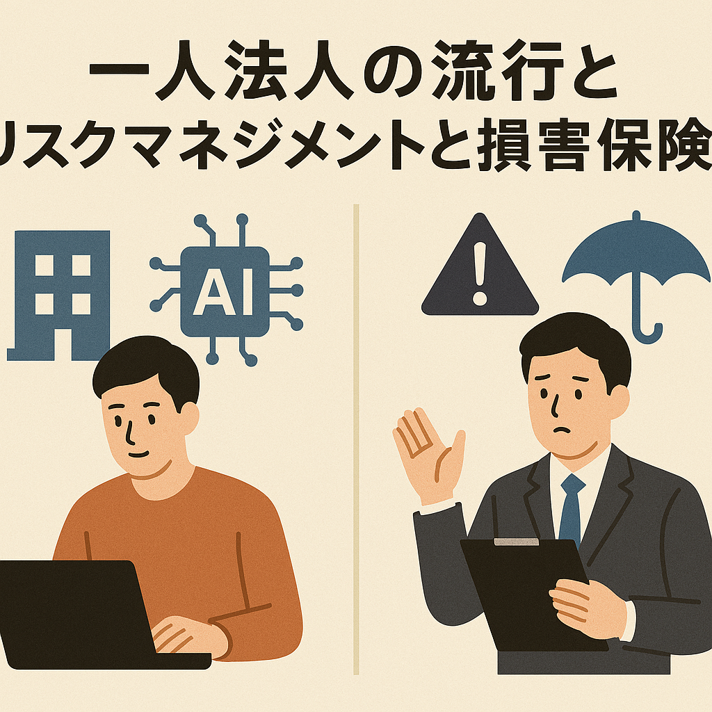 一人法人の時代に、リスクとどう向き合うか